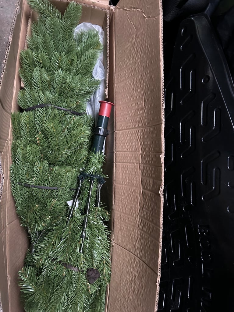 6ft Slim Christmas Tree - Feel Real Bayberry Spruce - Unlit