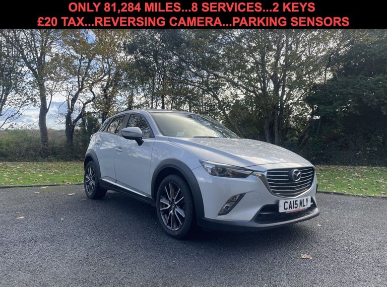 2015 15 MAZDA CX-3 1.5 SKYACTIV-D SPORT NAV SUV 5DR DIESEL MANUAL EURO 6 (S/S) (