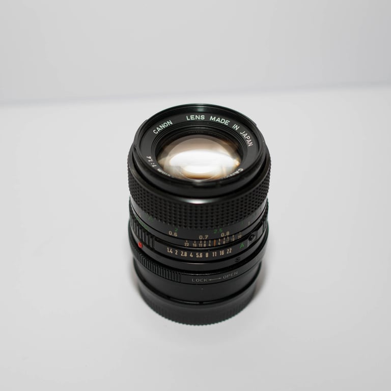 Canon FD 50mm f1.4 lens