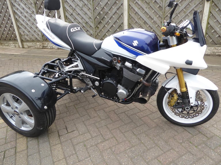 SUZUKI GSX 1400 TURBO TRIKE KLIKTRONIC GSXR K4 FRONT END PROPER REAR END 1YR MOT