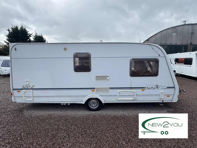 2003 Lunar Delta 520/2 2 Berth Caravan - STOCK NO E205