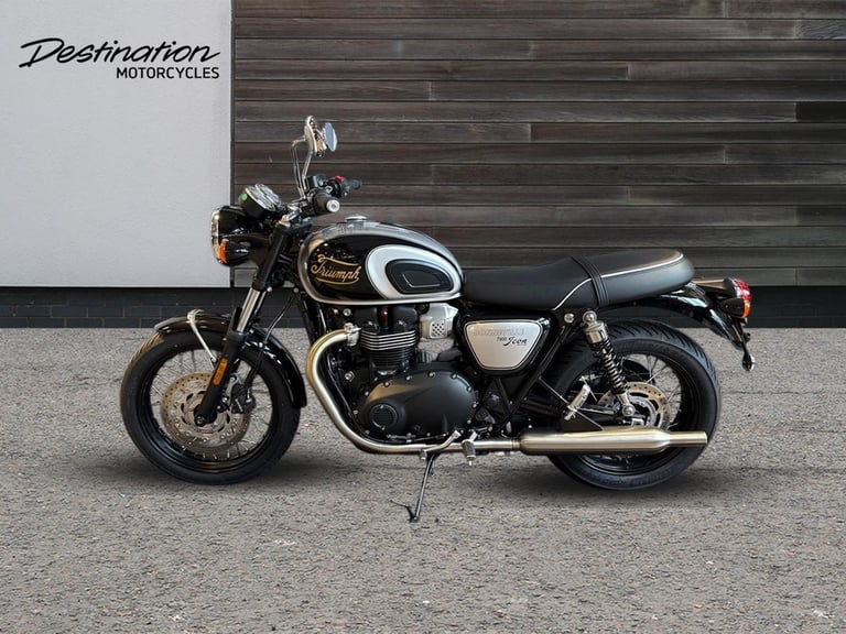 2025 Triumph Bonneville T100 ICON EDITION Petrol black 5 Speed