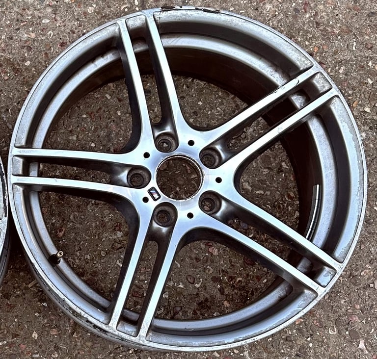 BMW 3 SERIES 19'' GENUINE STYLE 313M GREY POLISHED FRONT USED ALLOY WHEEL S236UF