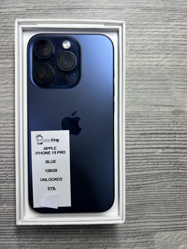 APPLE IPHONE 15 PRO 128GB UNLOCKED GRADE (A) EXCELLENT CONDITION 