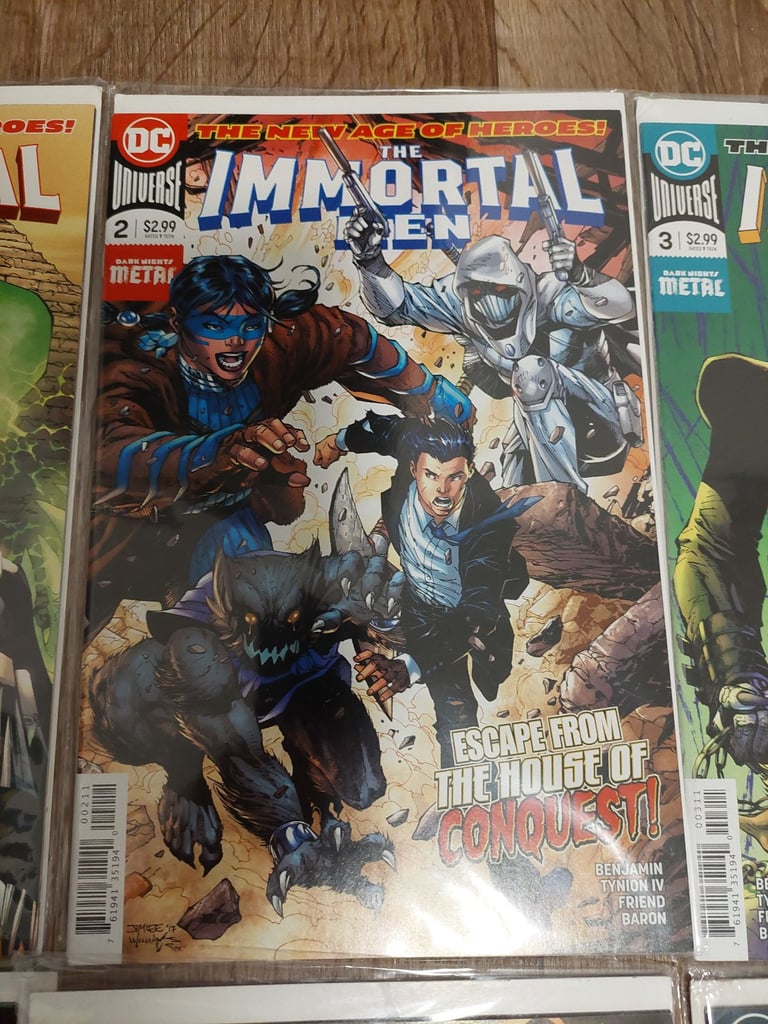 Imortal men comic books by DC Comics issues 1 to 6