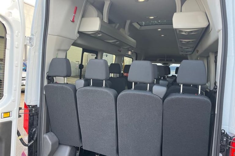 2025 Ford Transit 460 Leader L4 H3 ELWB High Roof 17 Seat Minibus RWD 2.0 EcoBlue 165ps, PRIV Min...