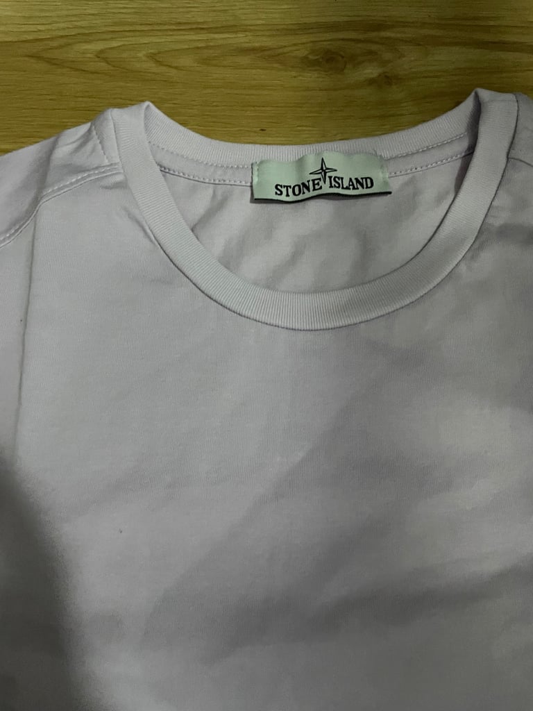 Stone island t shirt lilac 