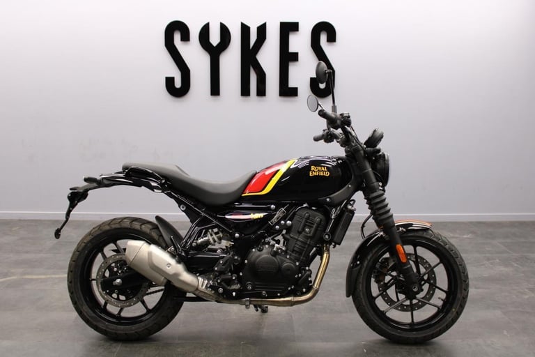 Royal Enfield Guerilla 450 in Playa Black is In stock and Available