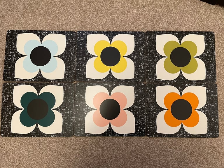 Set of 6 Orla Kiely placemats | in Penarth, Vale of Glamorgan | Gumtree