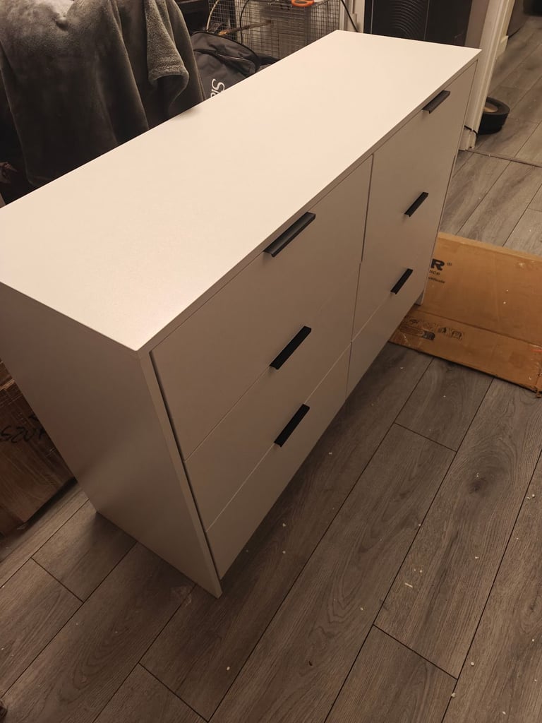 Phoenix Wide Chest of 6 Storage Drawers