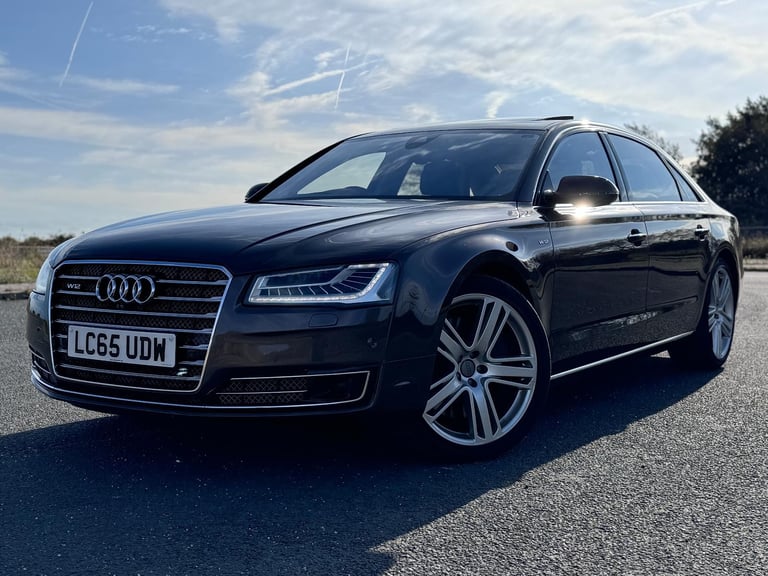2015 Audi A8 LWB 6.3 W12. Ultimate Luxury Supersaloon. 47k. FSH. 500BHP.