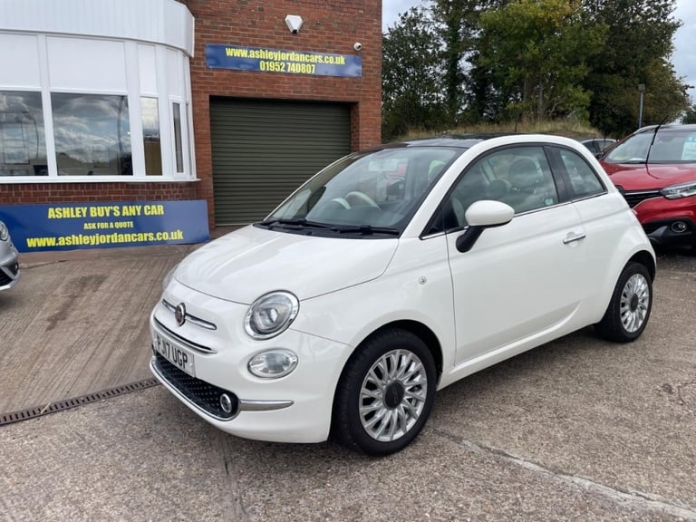  Fiat 500 1.2 Lounge 3dr NEW SHAPE,GLASS ROOF Petrol