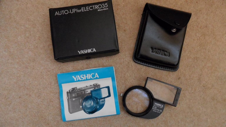 Yaschica Electro 35 GSN 35mm Film Camera and Accessories