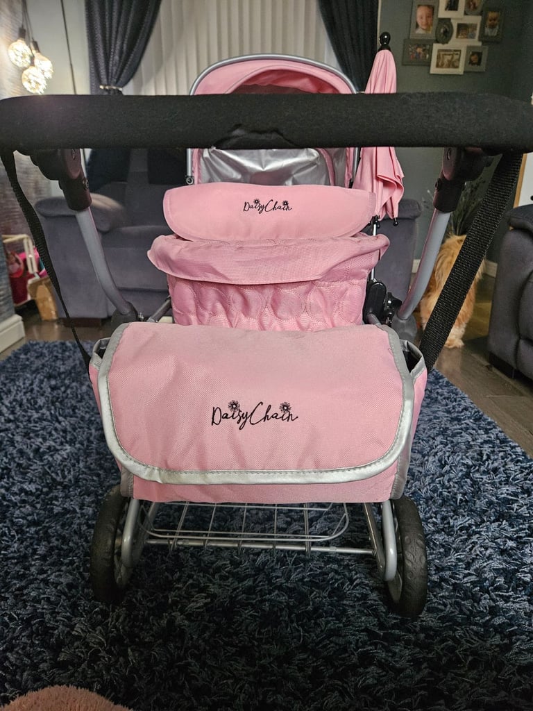Girls doll pram