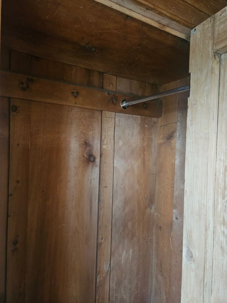 Victorian Pine Wardrobe