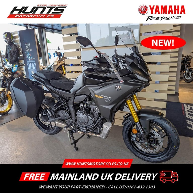 image for BRAND NEW Yamaha Tracer 7GT. Tech Black. £10,104 On the Road (No Added Fees!)