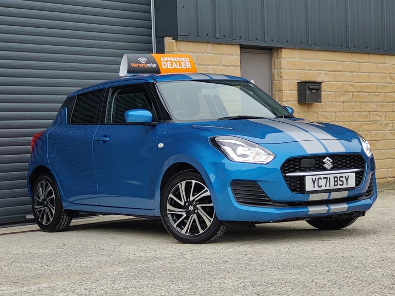 SUZUKI SWIFT; HYBRID; APPLE &amp; ANDROID CAR PLAY; BLUE; ULEZ COMPLIANT;-5 DOOR;