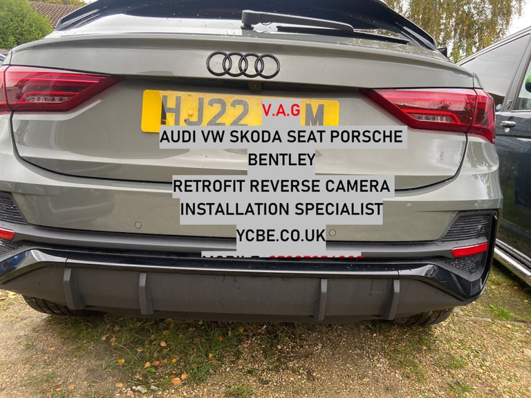 ORIGINAL REVERSE CAMERA INSTALLATION SPECIALIST VW SKODA SEAT AUDI PORSCHE 
