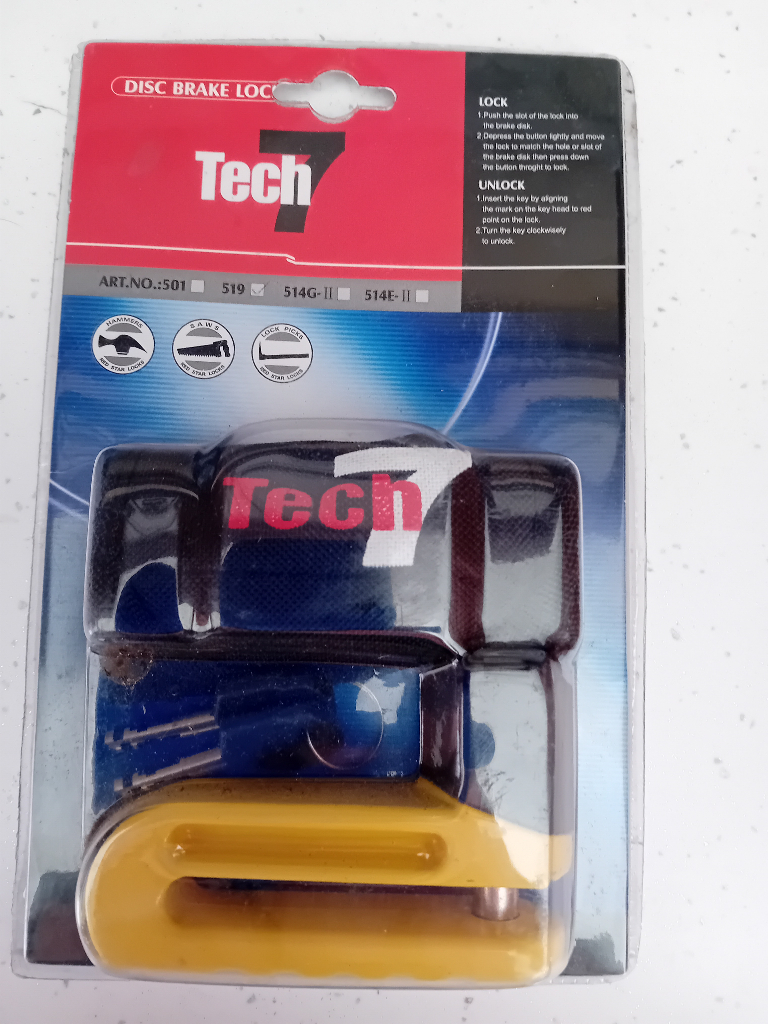 image for motorcycle disc lock