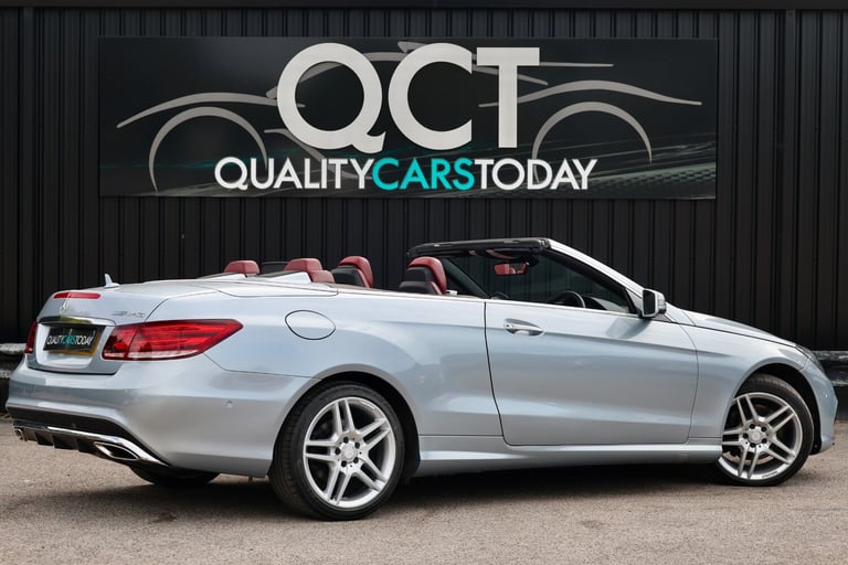 2013 Mercedes E Class E350 CDI 3.9 V6 AMG Sport Convertible *Diamond Silver *