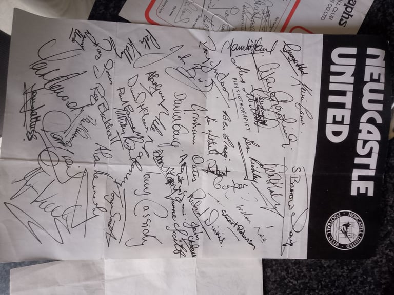 Old old football memorabilia signed aswell from old skool