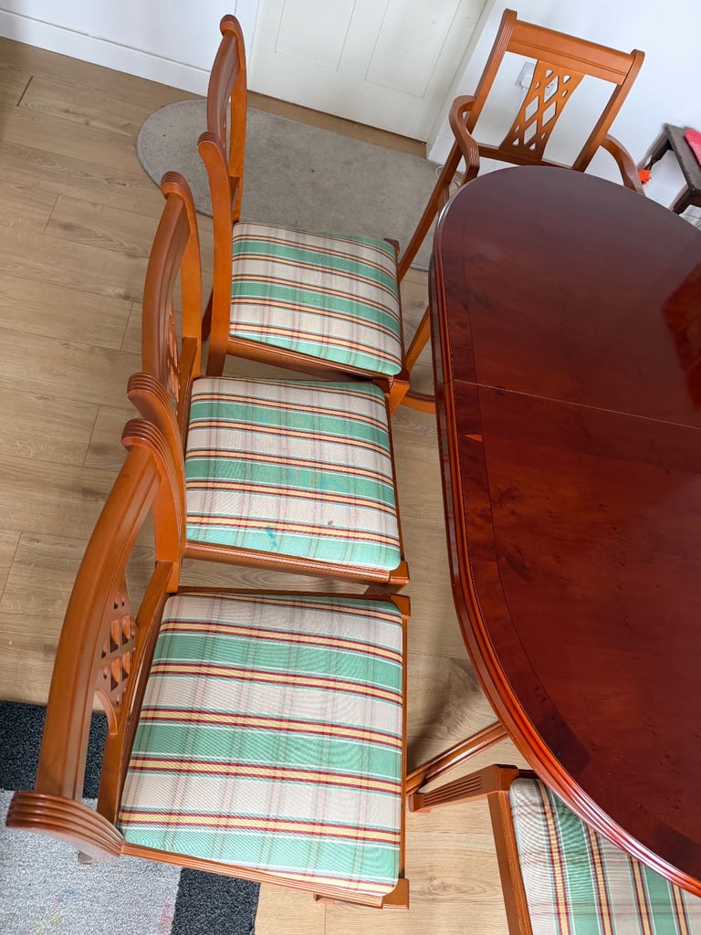 Dining table and chairs, reduced from £150