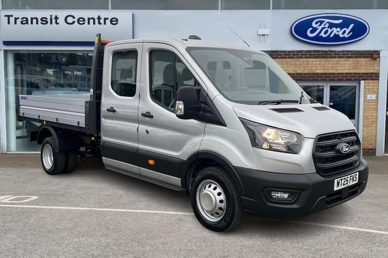 image for 2025 Ford Transit 350 Leader L3 Tipper Double Cab RWD 2.0 EcoBlue 165ps [DAP] DUAL REAR WHEEL Tip...