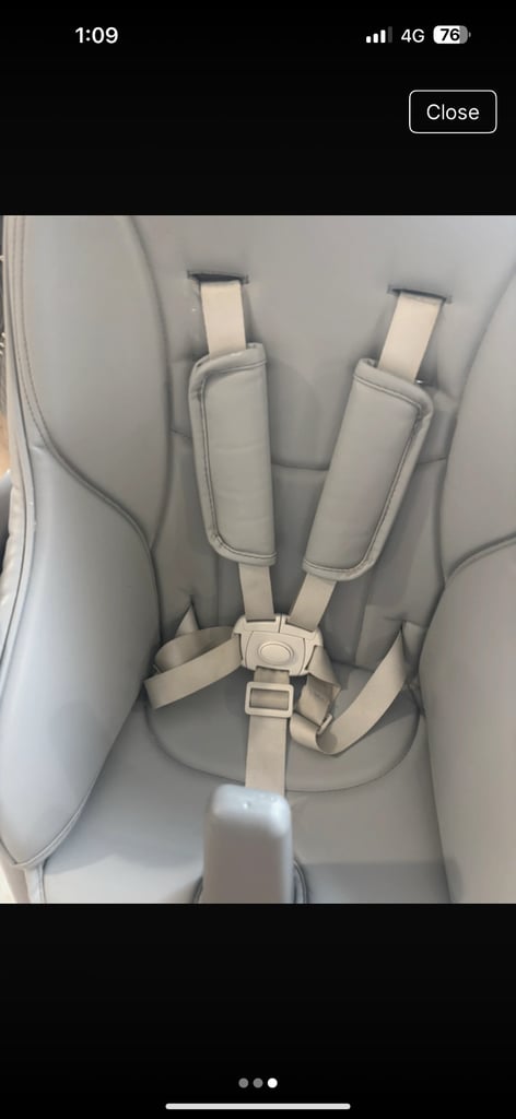 Silver cross grey buffet high chair 