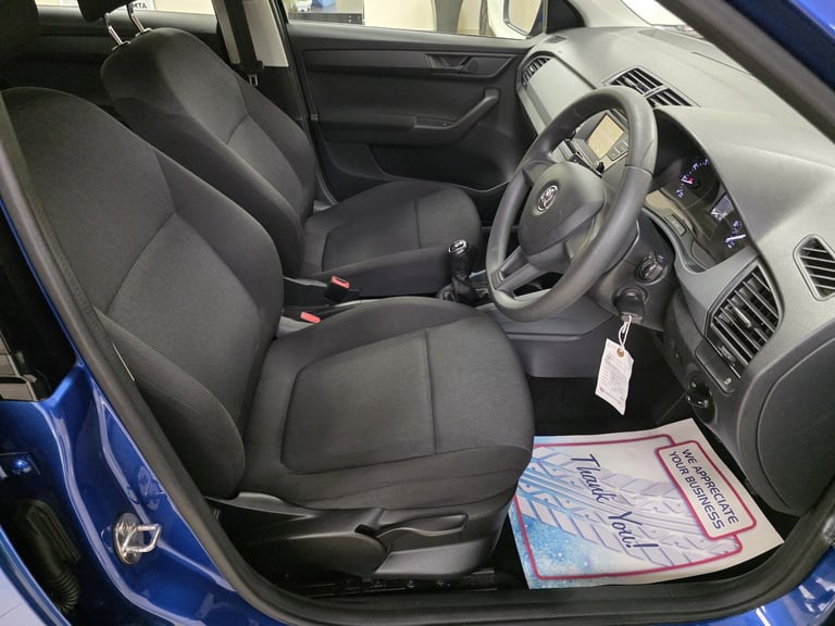 SKODA FABIA 1.0 S Blue Manual Petrol 2017 WARRANTY 12 MONTHS MOT