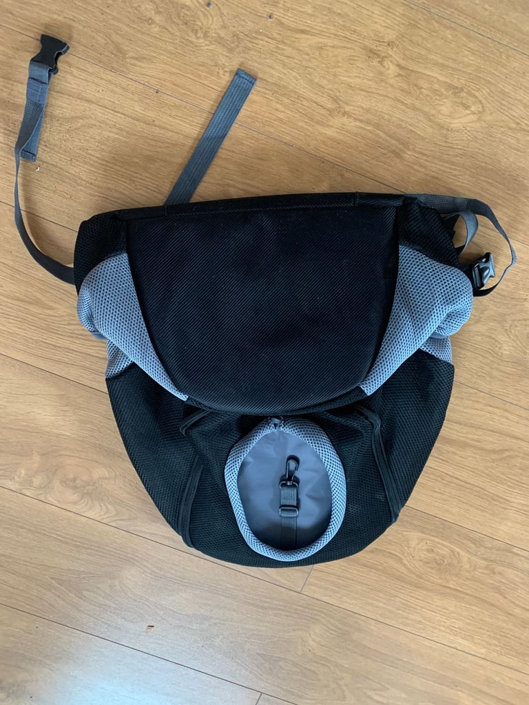 Dog carrying rucksack Black/Grey