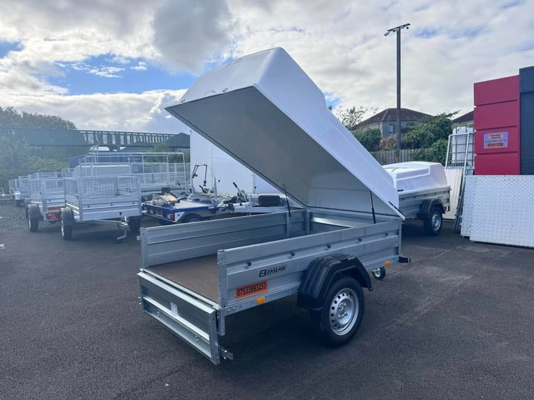 BRAND NEW ZASLAW 205SU 7X4 SINGLE AXLE TRAILER WITH LOCKABLE LID