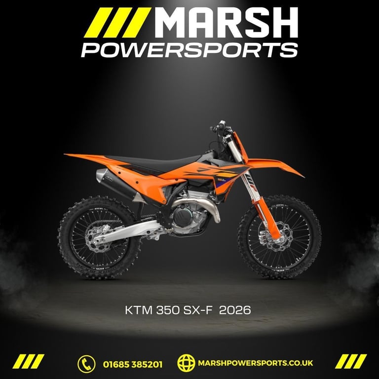 350 SX-F 2026 Model - KTM Main Dealer - Reserve NOW!