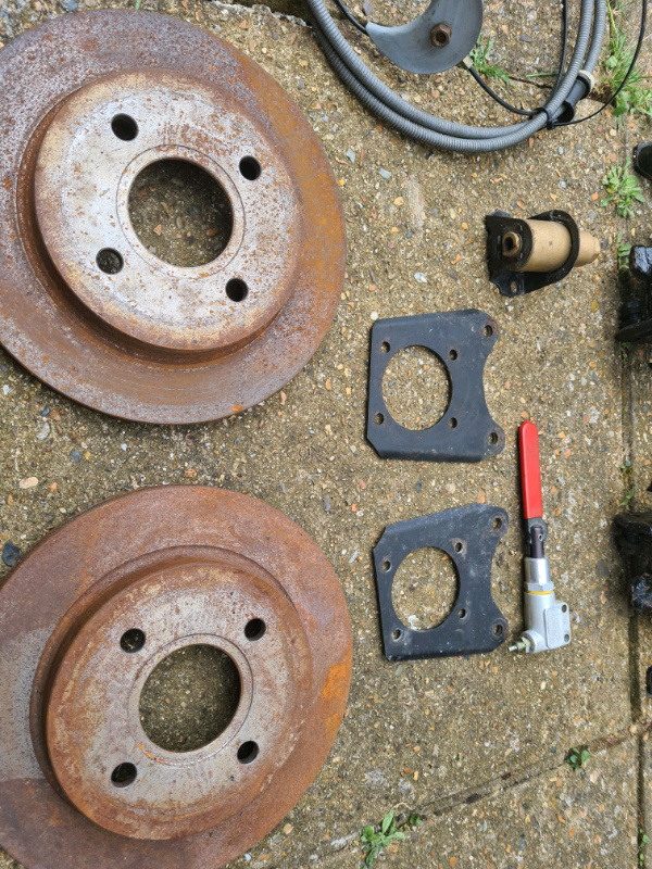 Ford Capri/Escort 253mm Vented (mk1/mk2) Rear Disc Kit