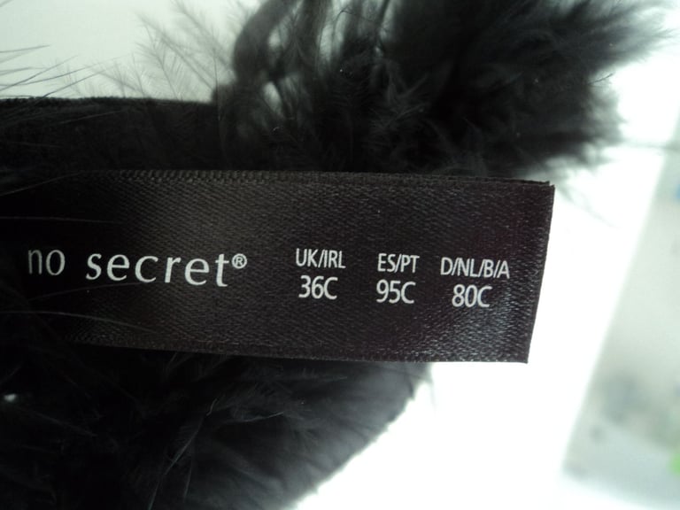 Brand new black 'Christmas' style bra.