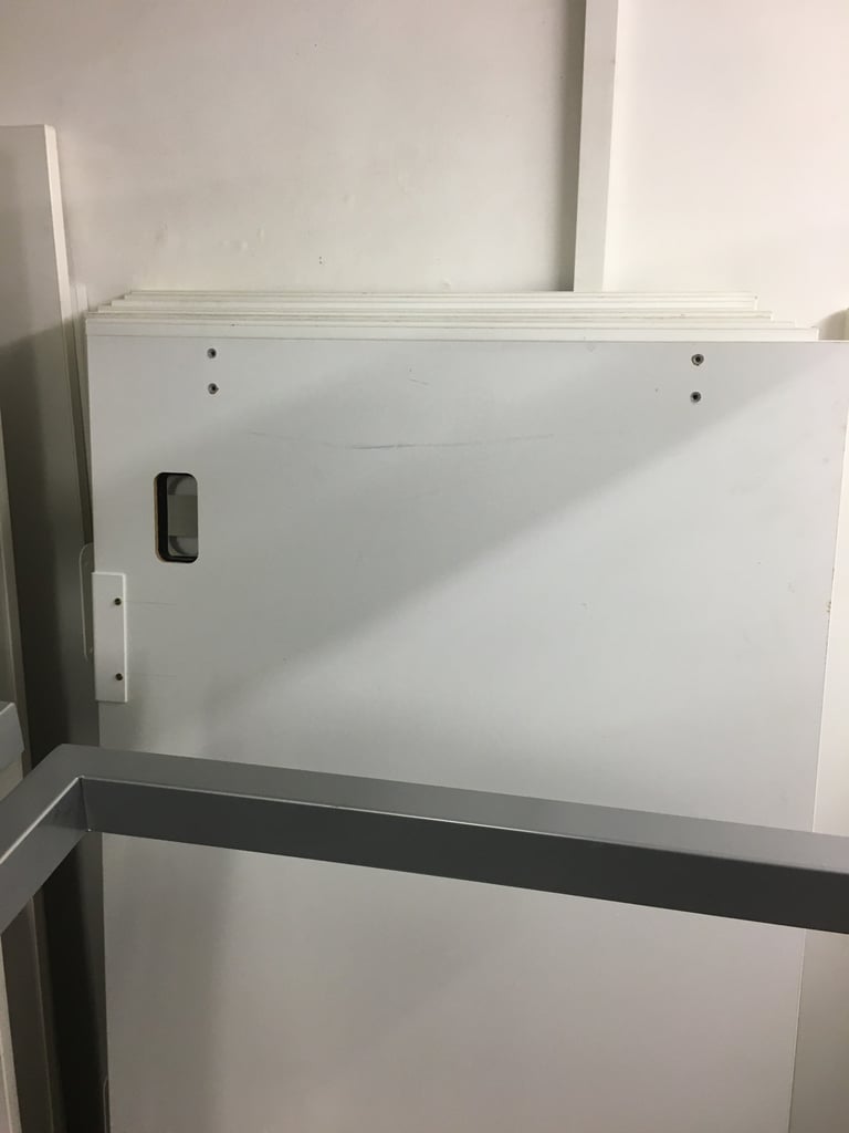 ***£10*** each 2 PCS Metal Frame Table White top Office Desk 