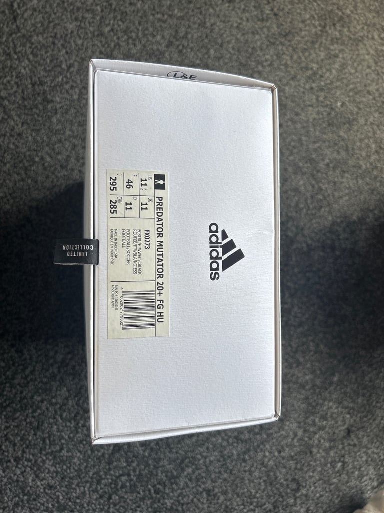 Adidas predator mutator 20+ FG football boots uk size 11