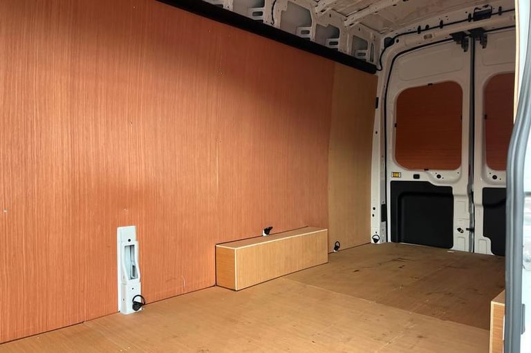 2024 Ford Transit 350 Leader L4 H3 ELWB High Roof RWD 2.0 EcoBlue 130ps, PLY LINED, STEEL SPA Pan...