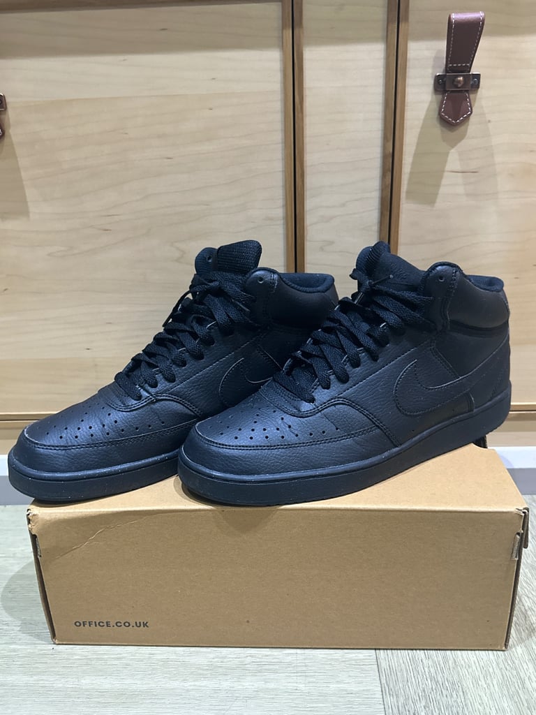 Nike Court Vision Men’s Trainers – UK 9.5 | All-Black | Good Condition | Sold Out in Stores