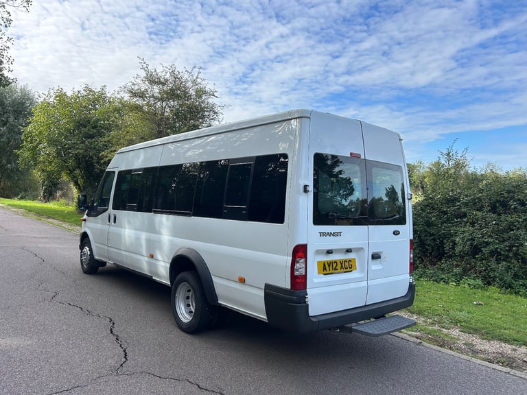 2012 FORD TRANSIT 17 SEAT MINIBUS EX LOCAL COUNCIL EXCELLENT CONDITION LONG MOT NO VAT