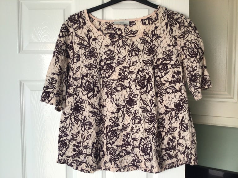 image for 🌹 Next Pink and  brown Top  Size 18 🌹 Please see Photos for best description 