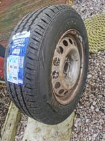 Van tyre and wheel