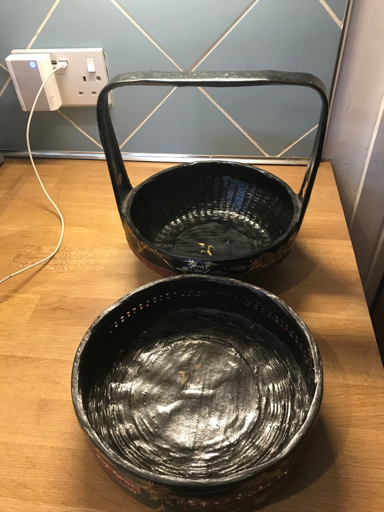 Vintage Chinese wedding basket