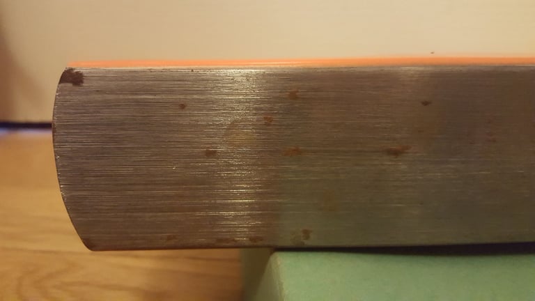 kunz 333b 8 inch length & 1 3/4 inch cutter orange plane boxed west germany 