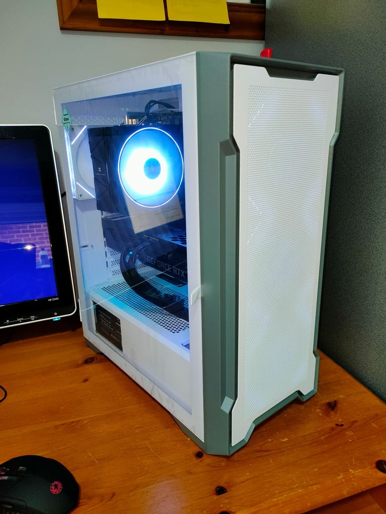 Gaming PC Ryzen 5 8400F, DDR5 32gb, Nvidia RTX 3070 Ti, 1tb NVMe, 800w