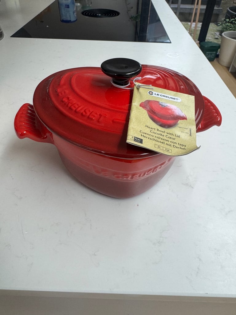 image for Le Creuset heart shaped bowls x 2