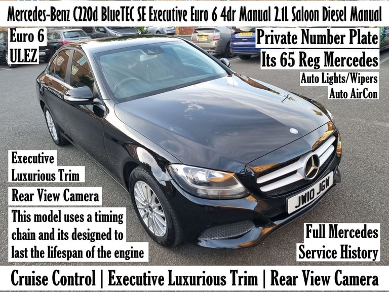 Mercedes-Benz C Class SE C220d BlueTEC SE Executive Euro 6 4dr Manual 2.1L Saloon Diesel Manual