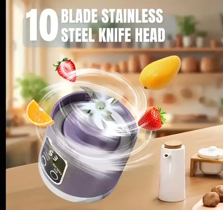 Rechargeable Handheld Blender/Juicer - 450ml
