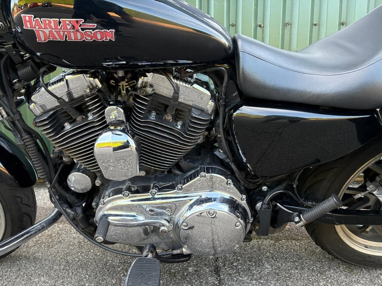 Harley Davidson XL1200T Superlow Sports 2019 Black 2 Owners V H Pipes Luggage 