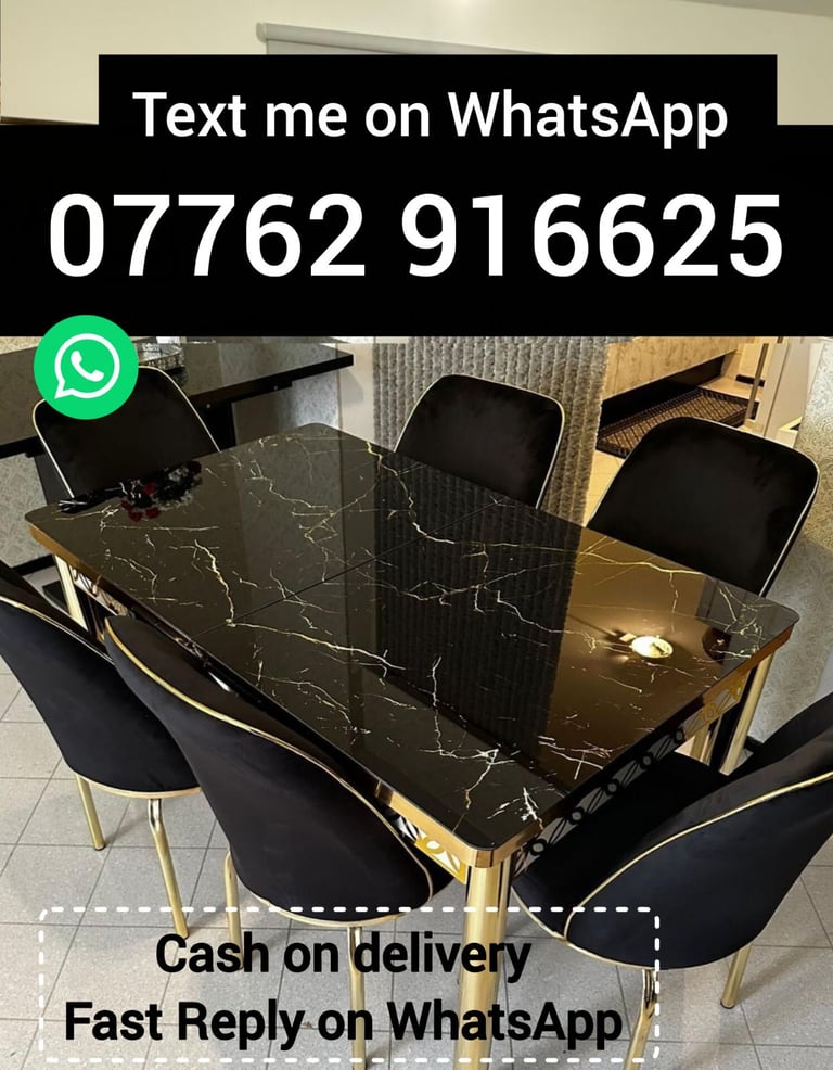 image for Dining Table and 6 chairs.