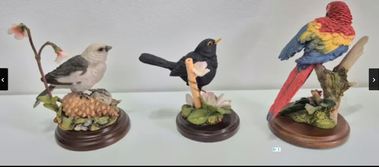 Collection of x15 display birds by Country Artists, Russell Willis and Views of Nature